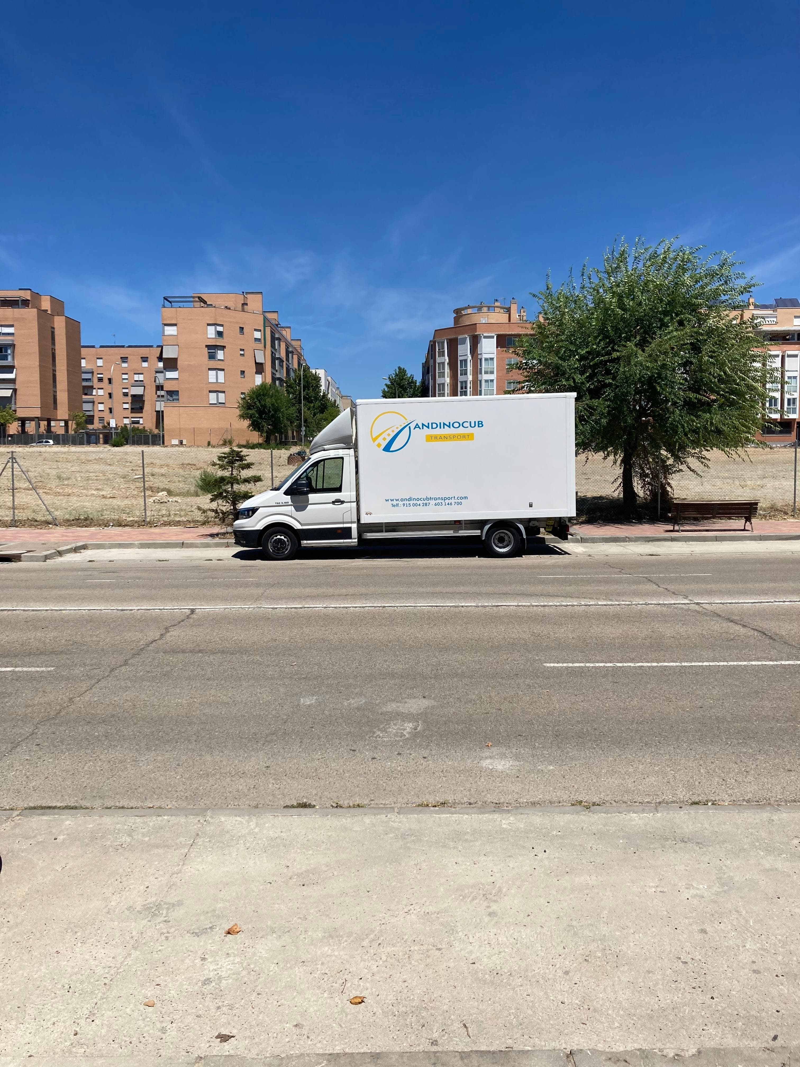 Furgoneta de ANDINOCUB en Madrid