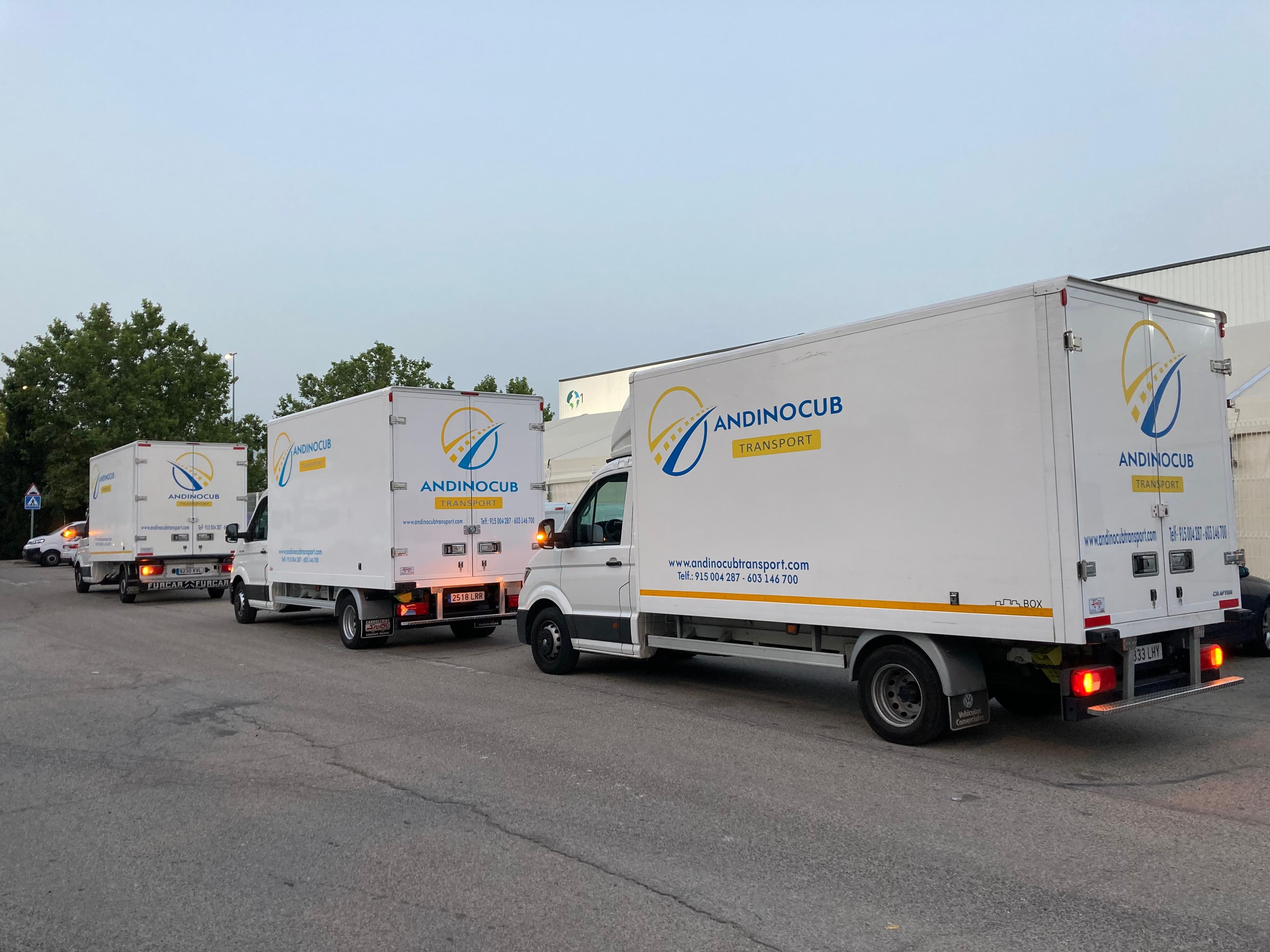 Flota de camiones ANDINOCUB